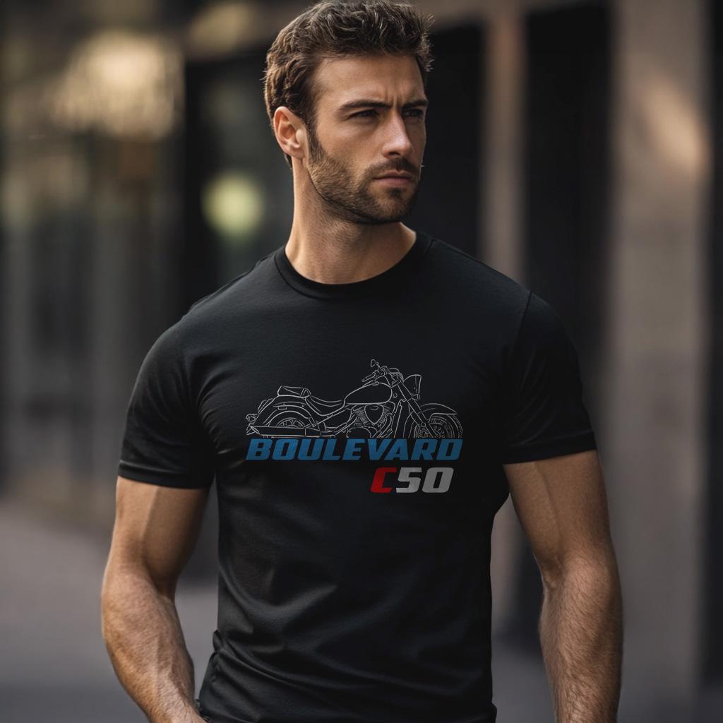 Suzuki Boulevard C50 Inspired T-Shirt - Motorcycle Tee Shirt for Riders