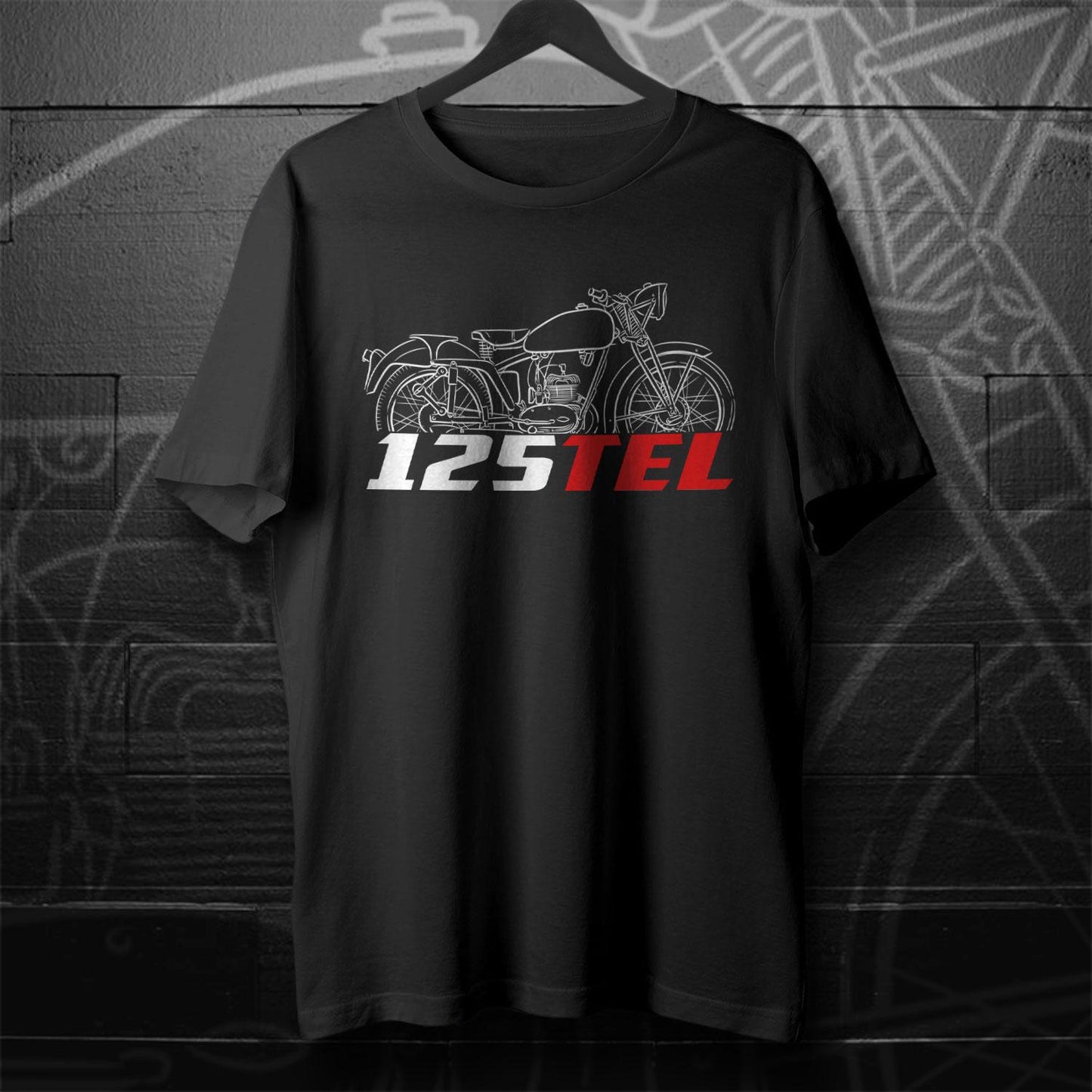 MV Agusta 125 TEL Inspired T-Shirt - Motorcycle Tee Shirt for Riders