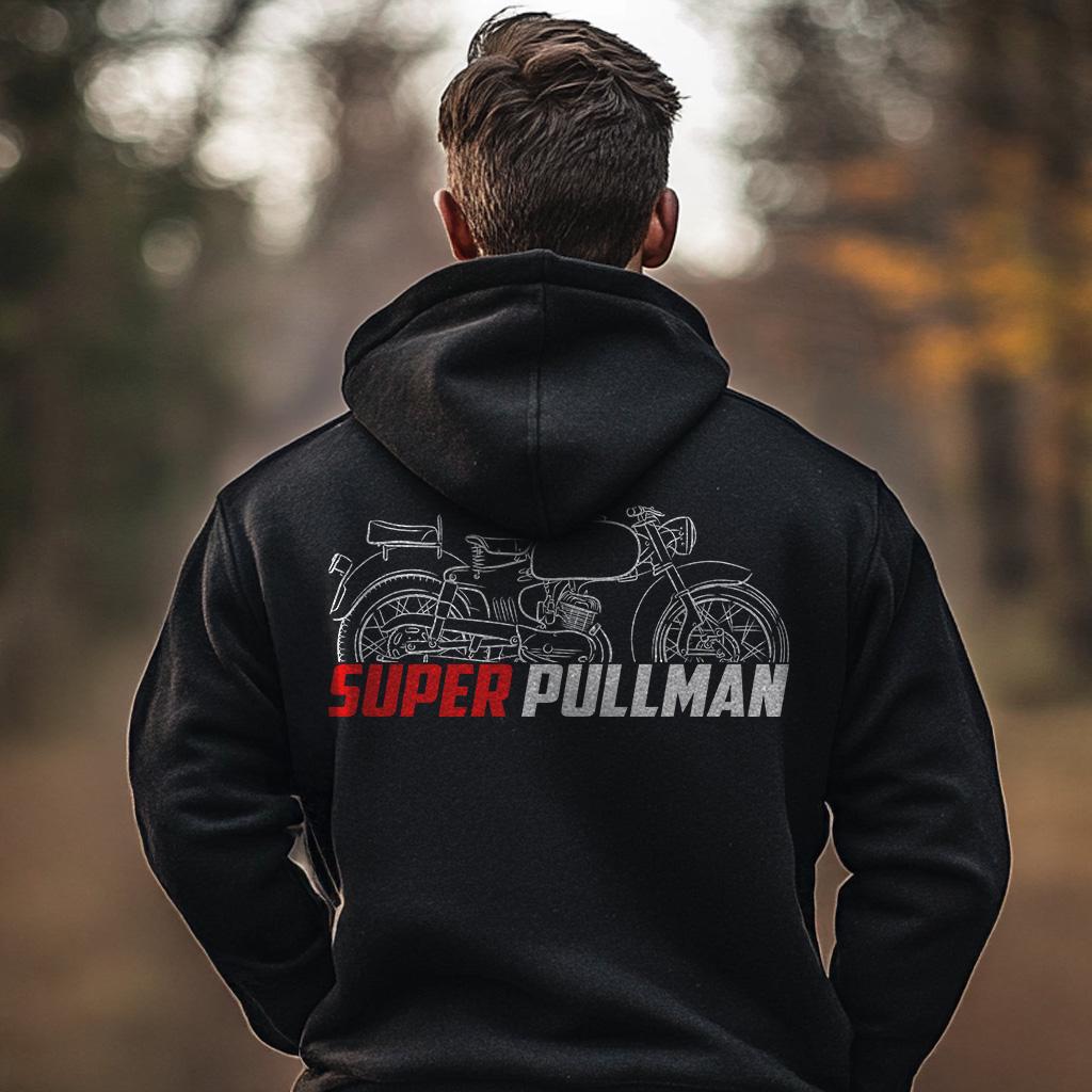 MV Agusta 125 Super Pullman 1957 - 1958 Inspired Hoodie - Motorcycle Sweatshirt for Rider