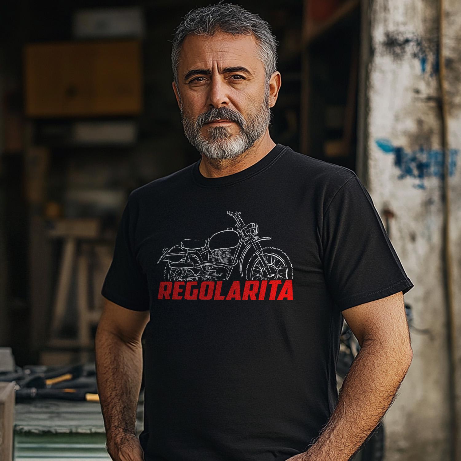 MV Agusta 125 Regolarita 1965 - 1970 Inspired T-Shirt - Motorcycle Tee Shirt for Riders