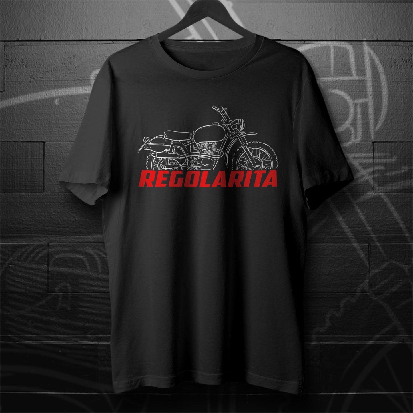 MV Agusta 125 Regolarita 1965 - 1970 Inspired T-Shirt - Motorcycle Tee Shirt for Riders
