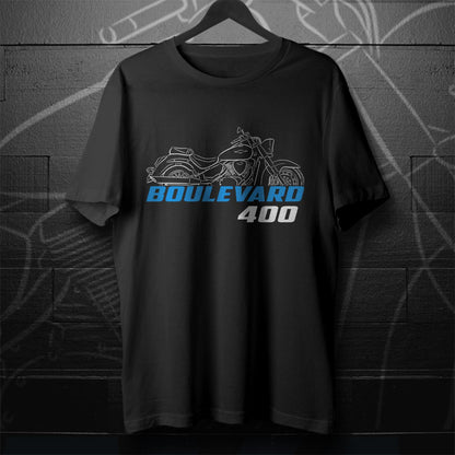 Suzuki Boulevard 400 ( VZ400 ) Inspired T-Shirt - Motorcycle Tee Shirt for Riders