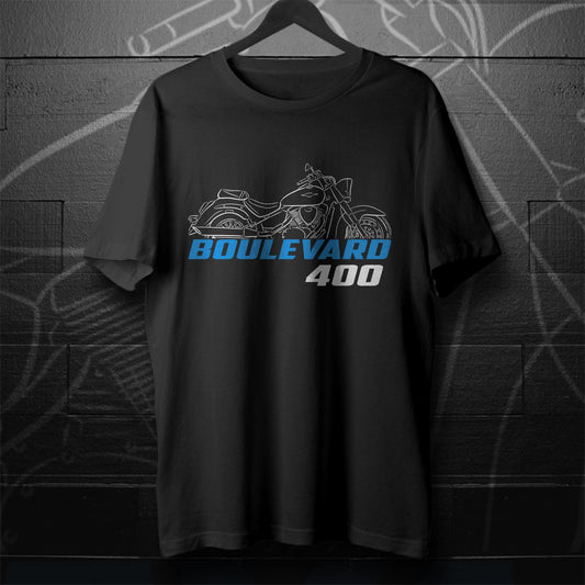 Suzuki Boulevard 400 ( VZ400 ) Inspired T-Shirt - Motorcycle Tee Shirt for Riders