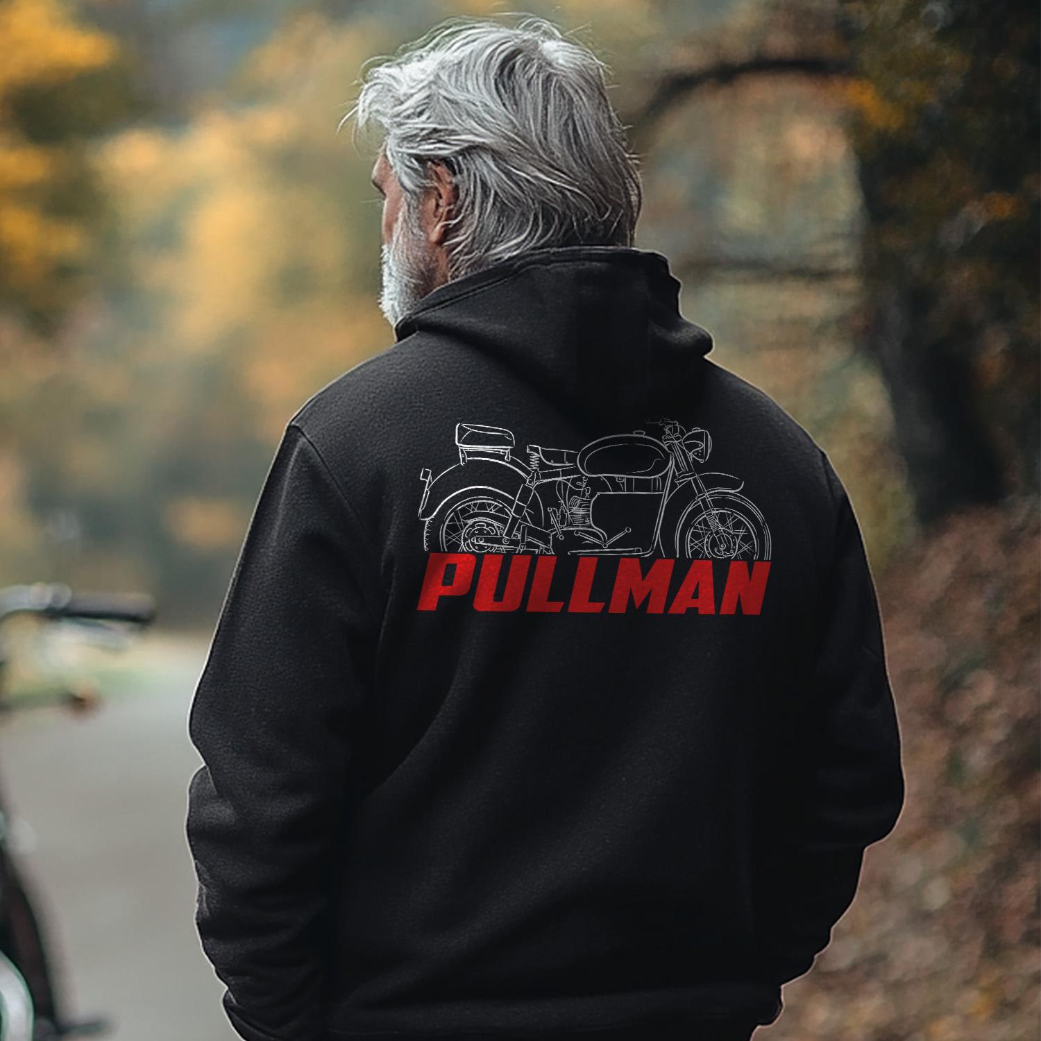 MV Agusta 125 Pullman Inspired Hoodie - Motorcycle Sweatshirt for Riders