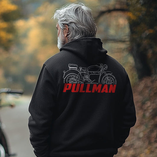 MV Agusta 125 Pullman Inspired Hoodie - Motorcycle Sweatshirt for Riders