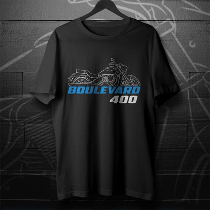 Suzuki Boulevard 400 ( VZ400 ) Inspired T-Shirt - Motorcycle Tee Shirt for Riders