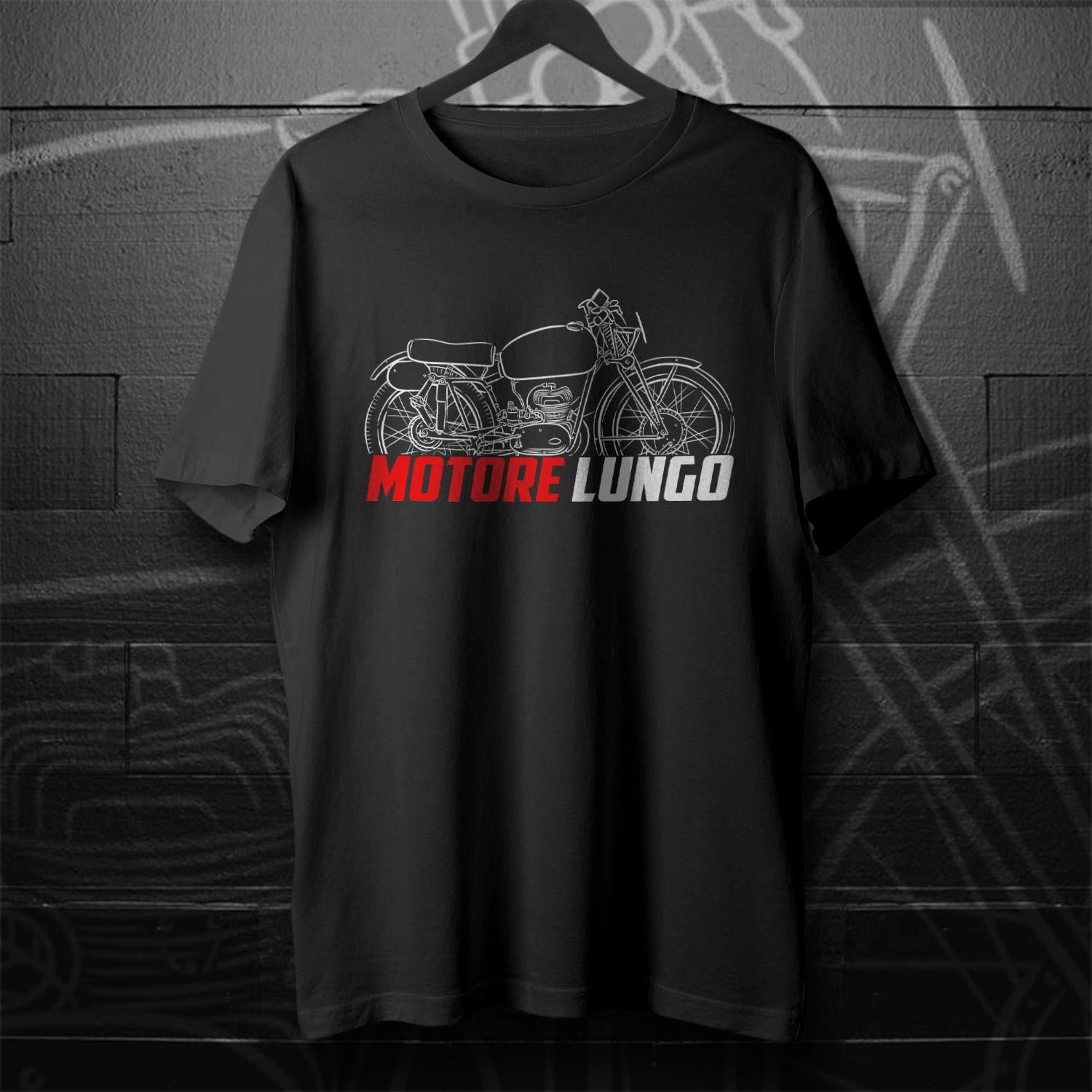 MV Agusta 125 Motore Lungo 1950 - 1953 Inspired T-Shirt - Motorcycle Tee Shirt for Riders