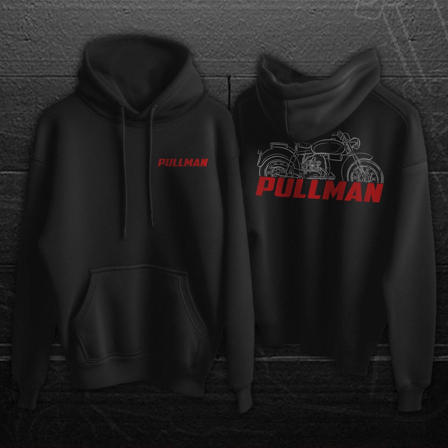 MV Agusta 125 Pullman Inspired Hoodie - Motorcycle Sweatshirt for Riders