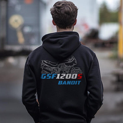 Suzuki GSF1200S Bandit Inspired Hoodie - Motorcycle Sweatshirt for Riders