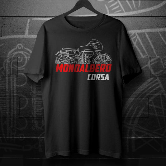 MV Agusta 125 Monoalbero Corsa 1952 - 1956 Inspired T-Shirt - Motorcycle Tee Shirt for Riders