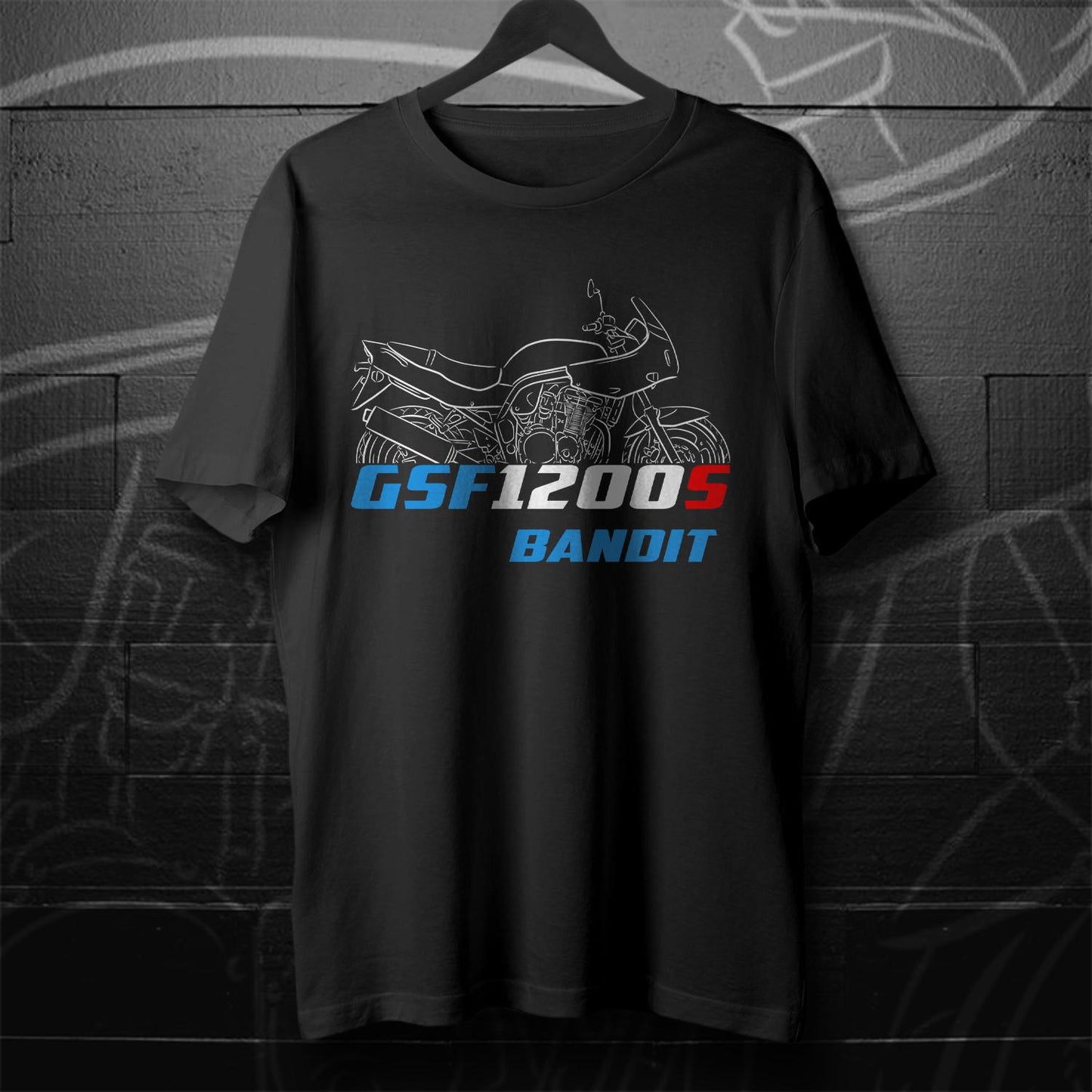 Suzuki GSF1200S Bandit Inspired T-Shirt - Motorcycle Tee Shirt for Riders