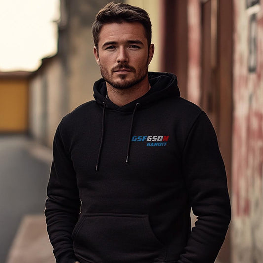 Suzuki GSF650 N & S Bandit Inspired Hoodie - Motorcycle Sweatshirt for Riders