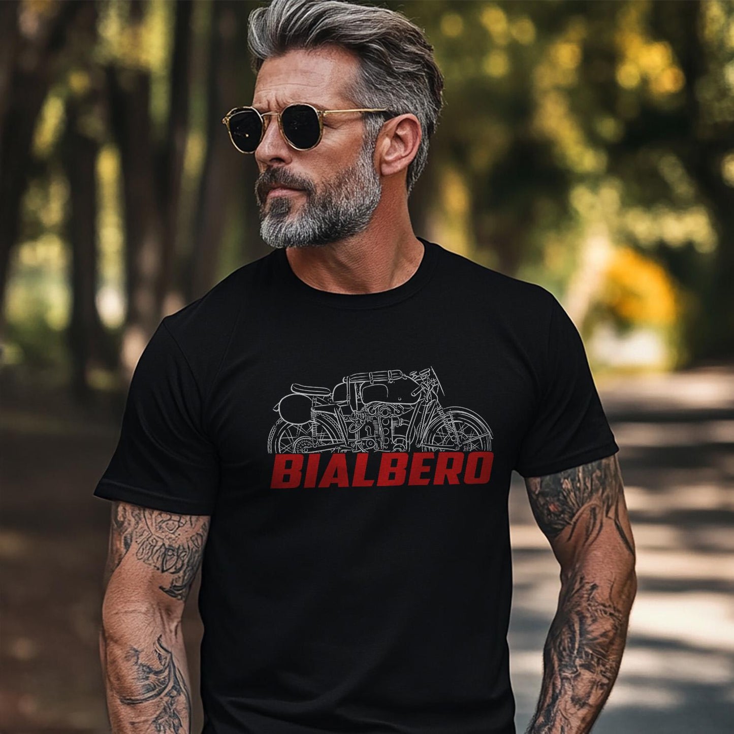 MV Agusta 125 Bialbero Inspired T-Shirt - Motorcycle Tee Shirt for Riders