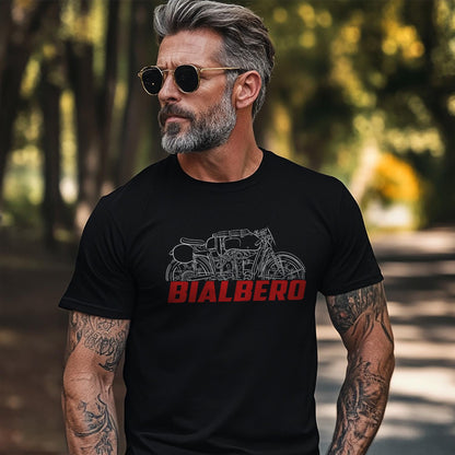 MV Agusta 125 Bialbero Inspired T-Shirt - Motorcycle Tee Shirt for Riders