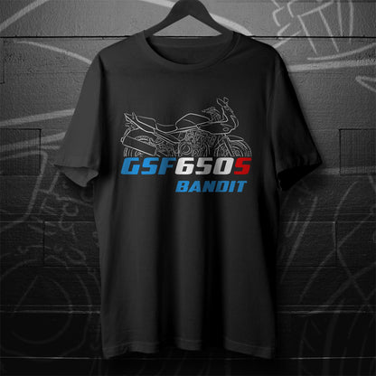 Suzuki GSF650 N & S Bandit Inspired T-Shirt - Motorcycle Tee Shirt for Riders