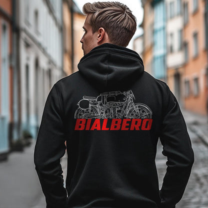 MV Agusta 125 Bialbero Inspired Hoodie - Motorcycle Sweatshirt for Riders