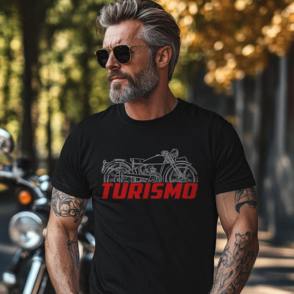 MV Agusta 98 Turismo 1945 - 1948 Inspired T-Shirt - Motorcycle Tee Shirt for Riders