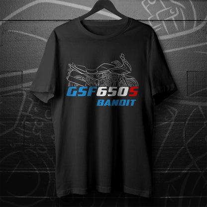 Suzuki GSF650 N & S Bandit Inspired T-Shirt - Motorcycle Tee Shirt for Riders