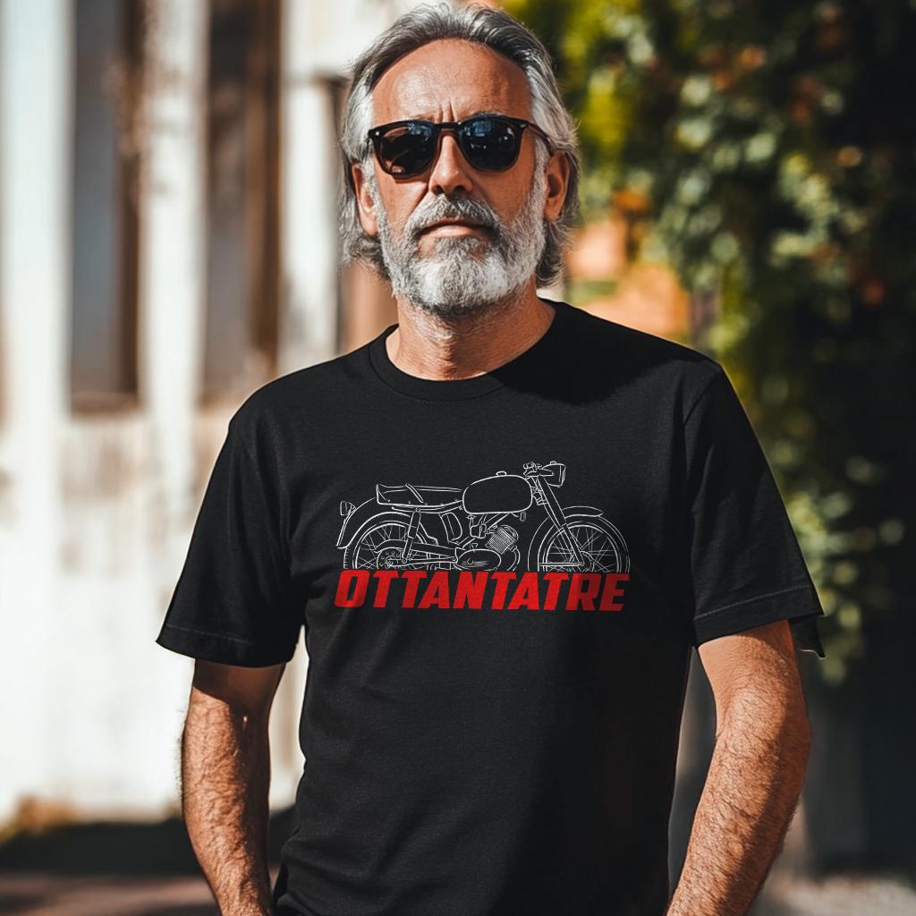 MV Agusta 83 Ottantatre 1958 - 1962 Inspired T-Shirt - Motorcycle Tee Shirt for Riders