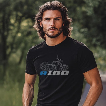 Suzuki B100 & P Inspired T-Shirt - Motorcycle Tee Shirt for Riders