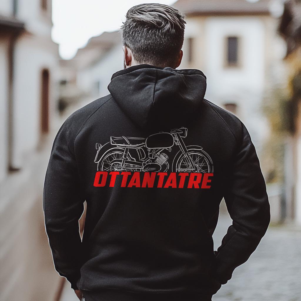 MV Agusta 83 Ottantatre 1958 - 1962 Inspired Hoodie - Motorcycle Sweatshirt for Riders