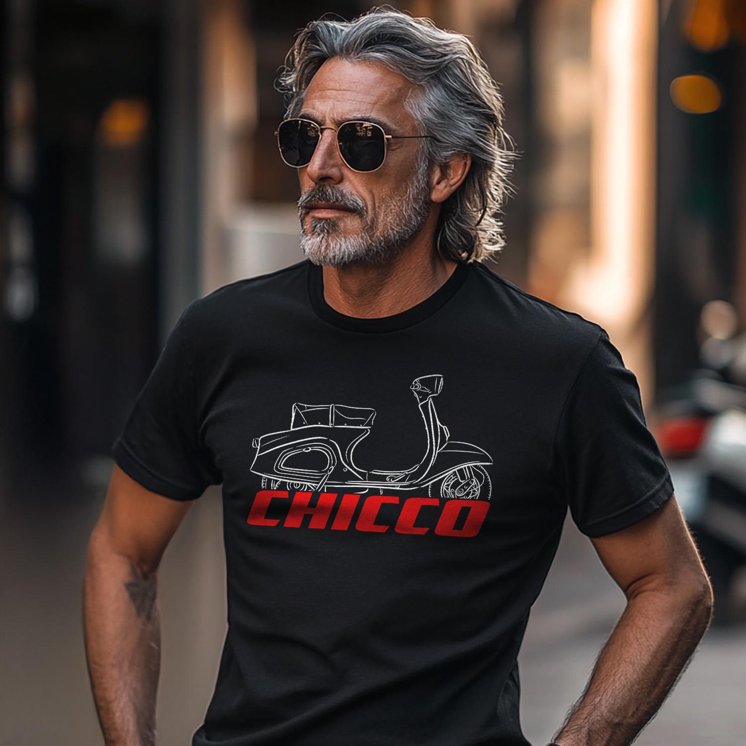 MV Agusta 155 Chicco 1960 - 1964 Inspired T-Shirt - Motorcycle Tee Shirt for Riders