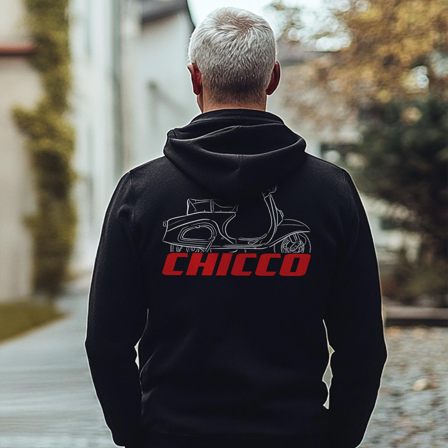 MV Agusta 155 Chicco 1960 - 1964 Inspired Hoodie - Motorcycle Sweatshirt for Riders