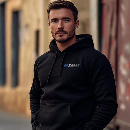 Suzuki B100 & P Inspired Hoodie - Motorcycle Sweatshirt for Riders