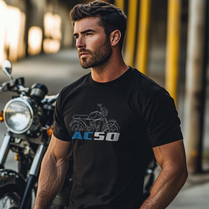 Suzuki AC50 Inspired T-Shirt - Motorcycle Tee Shirt for Riders