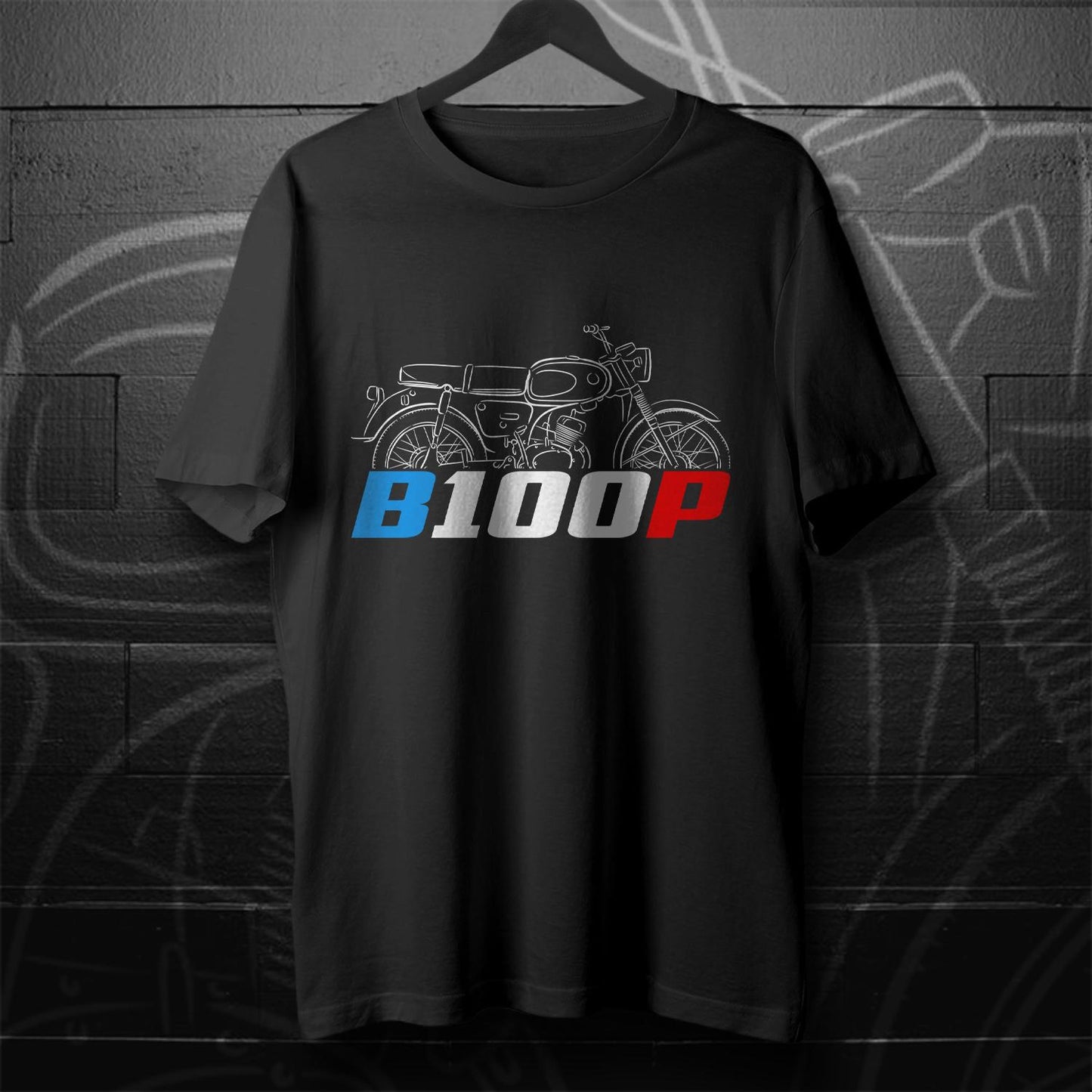 Suzuki B100 & P Inspired T-Shirt - Motorcycle Tee Shirt for Riders