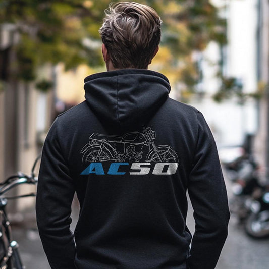 Suzuki AC50 Inspired Hoodie - Motorcycle Sweatshirt for Riders