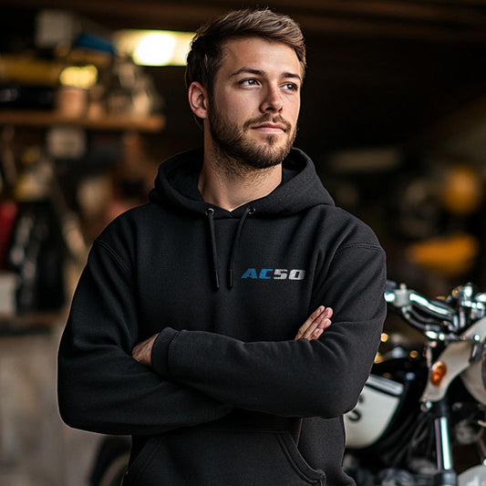 Suzuki AC50 Inspired Hoodie - Motorcycle Sweatshirt for Riders