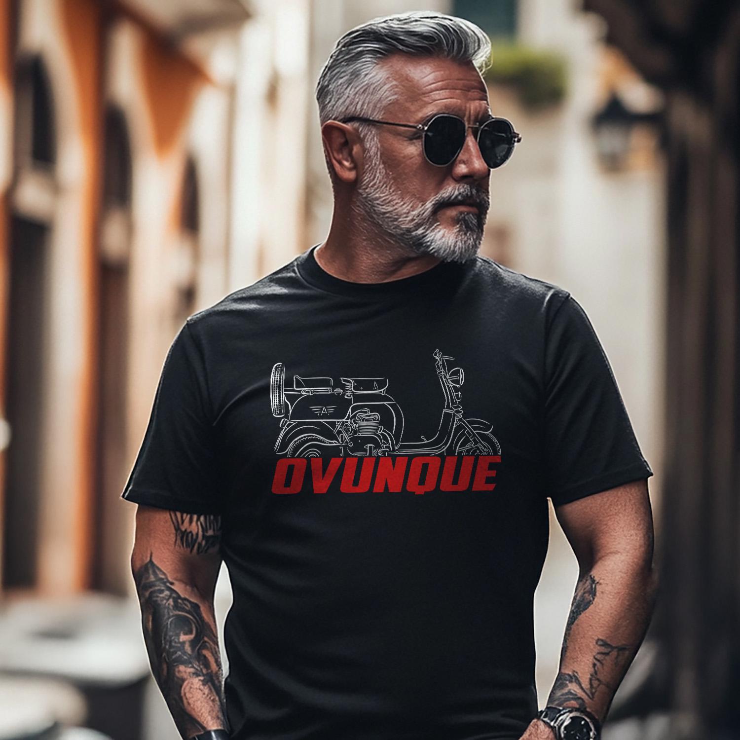 MV Agusta 125 Ovunque Inspired T-Shirt - Motorcycle Tee Shirt for Riders