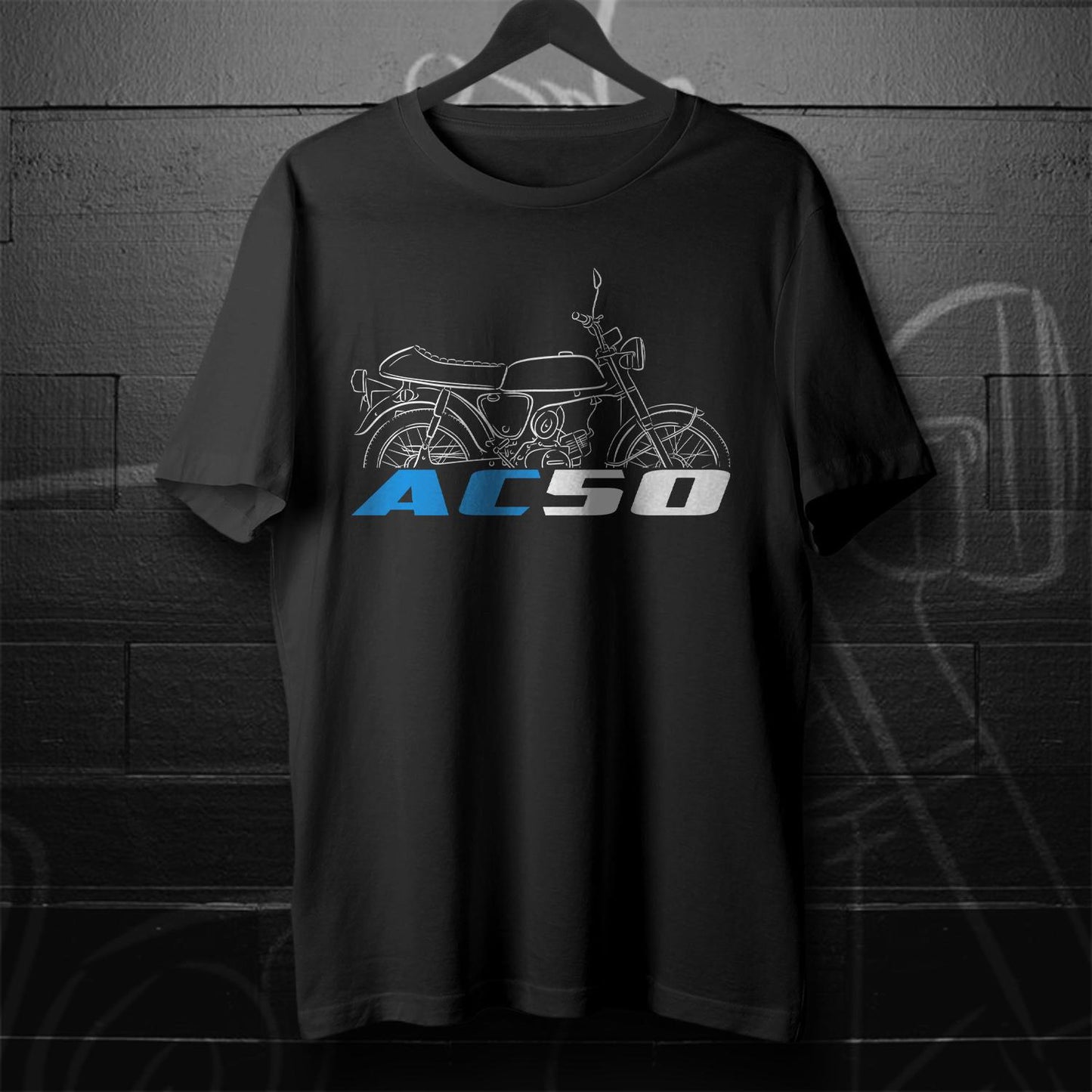 Suzuki AC50 Inspired T-Shirt - Motorcycle Tee Shirt for Riders