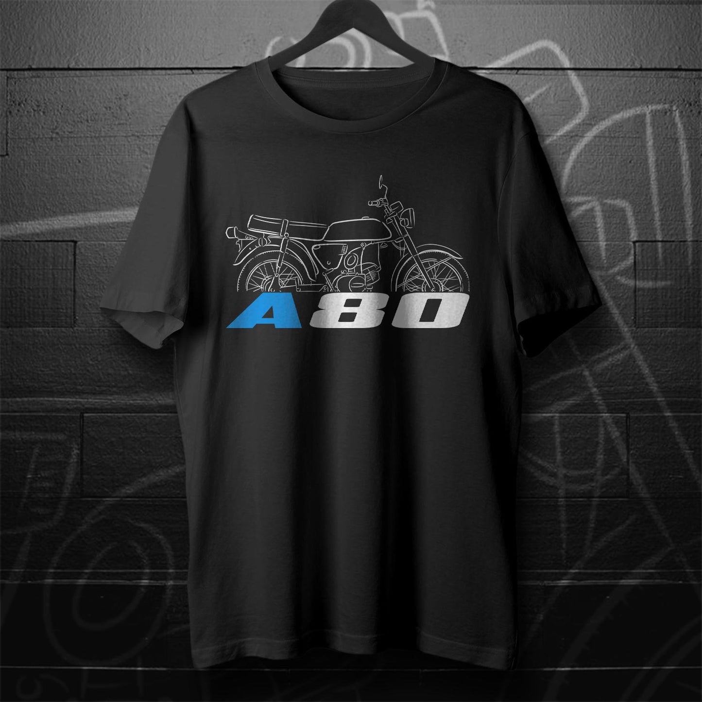 Suzuki A80 Inspired T-Shirt - Motorcycle Tee Shirt for Riders