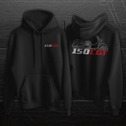 MV Agusta 150 CGT Inspired Hoodie - Motorcycle Sweatshirt for Riders