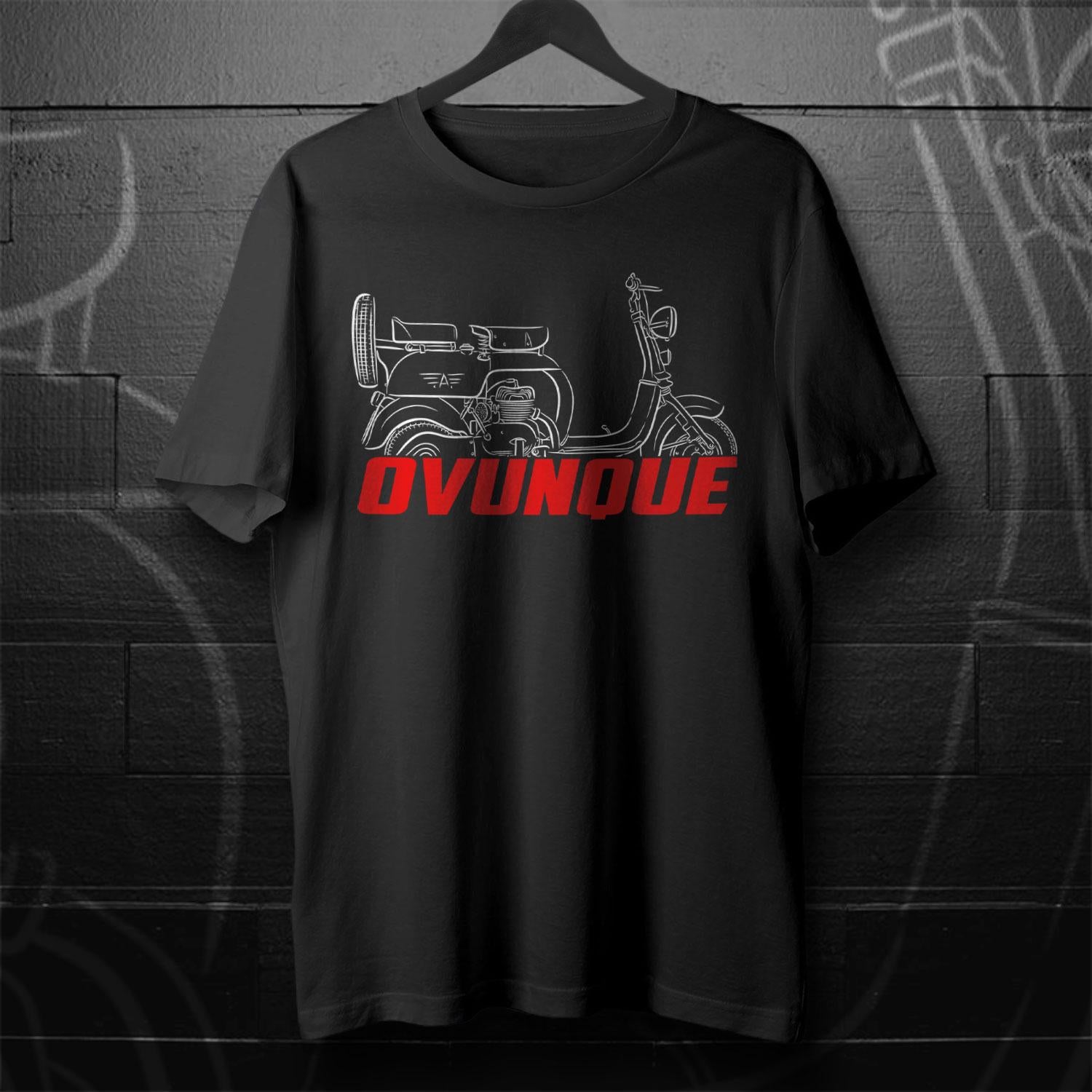 MV Agusta 125 Ovunque Inspired T-Shirt - Motorcycle Tee Shirt for Riders