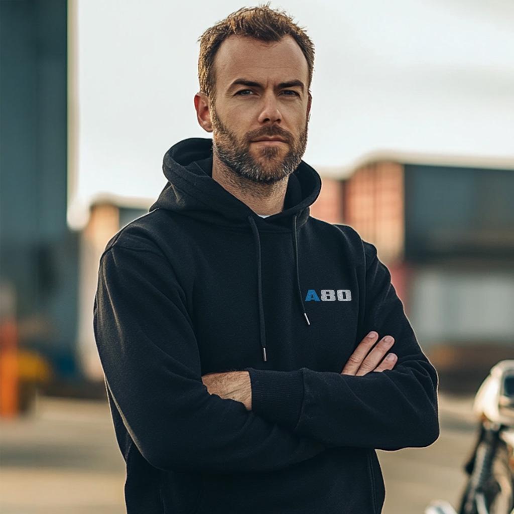 Suzuki A80 Inspired Hoodie - Motorcycle Sweatshirt for Riders