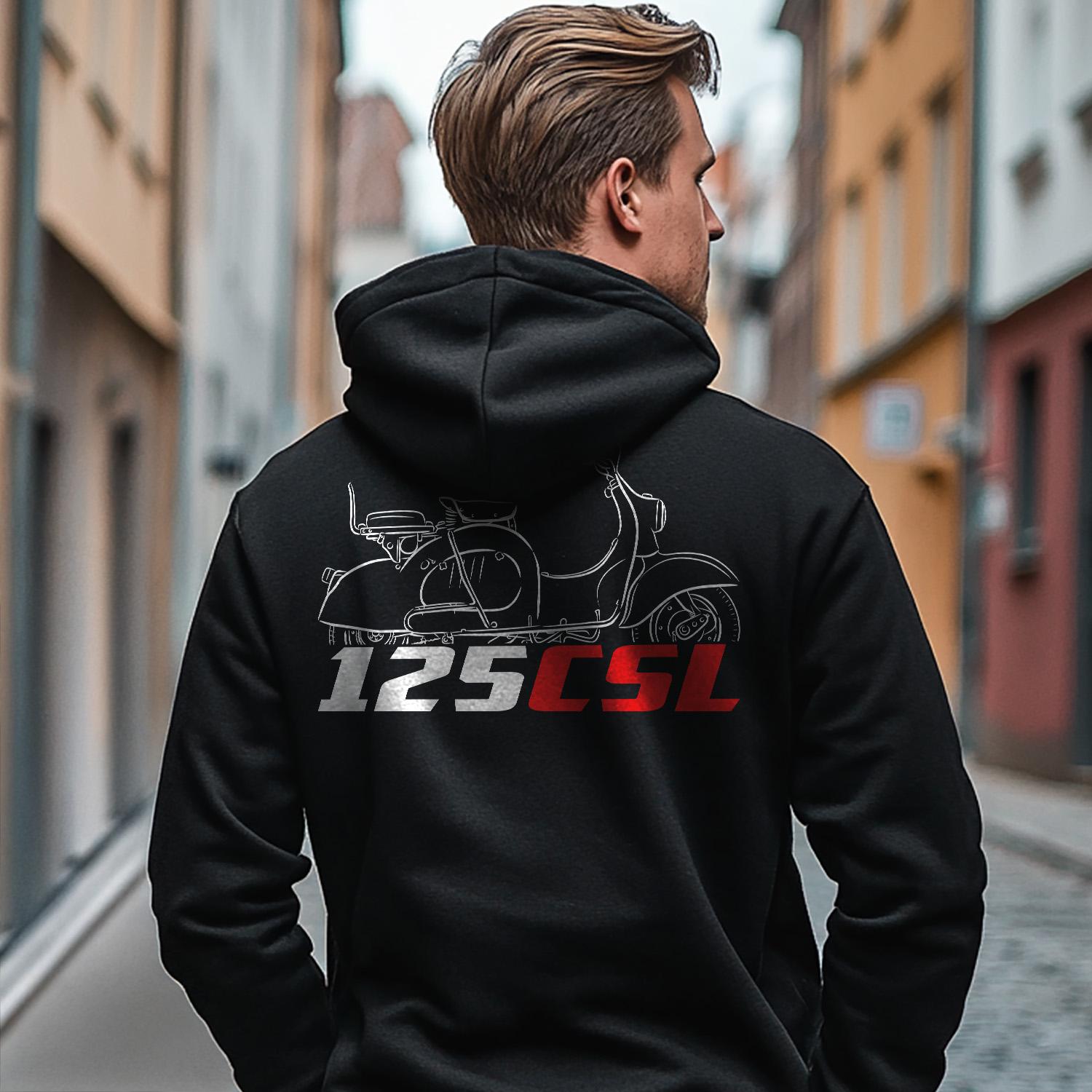 MV Agusta 125 CSL Inspired Hoodie - Motorcycle Sweatshirt for Riders