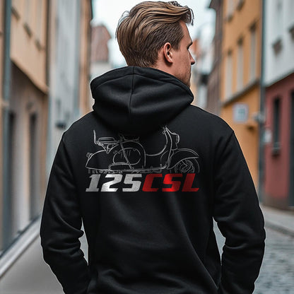 MV Agusta 125 CSL Inspired Hoodie - Motorcycle Sweatshirt for Riders