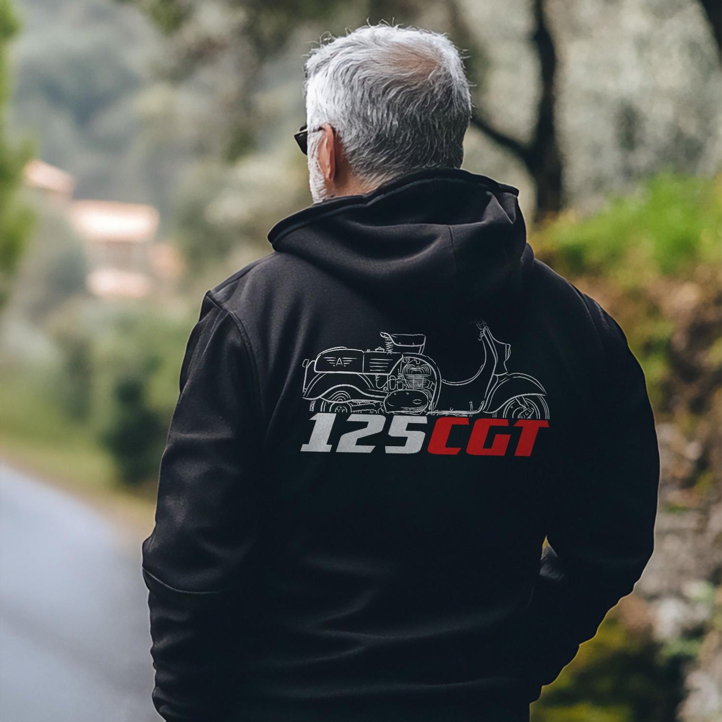 MV Agusta 125 CGT Inspired Hoodie - Motorcycle Sweatshirt for Riders