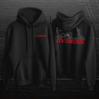 MV Agusta 125 Ovunque Inspired Hoodie - Motorcycle Sweatshirt for Riders