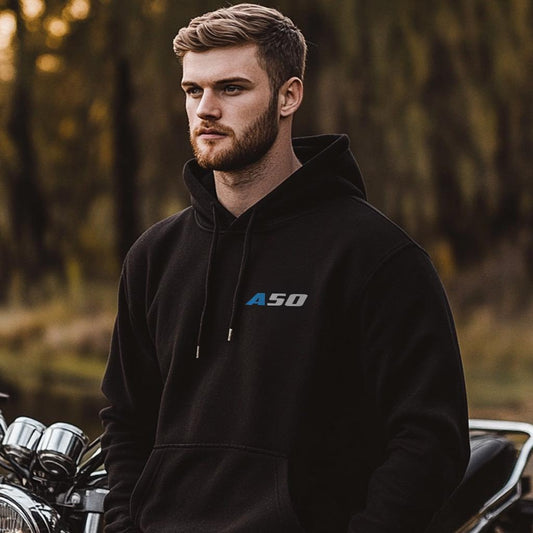 Suzuki A50 Inspired Hoodie - Motorcycle Sweatshirt for Riders