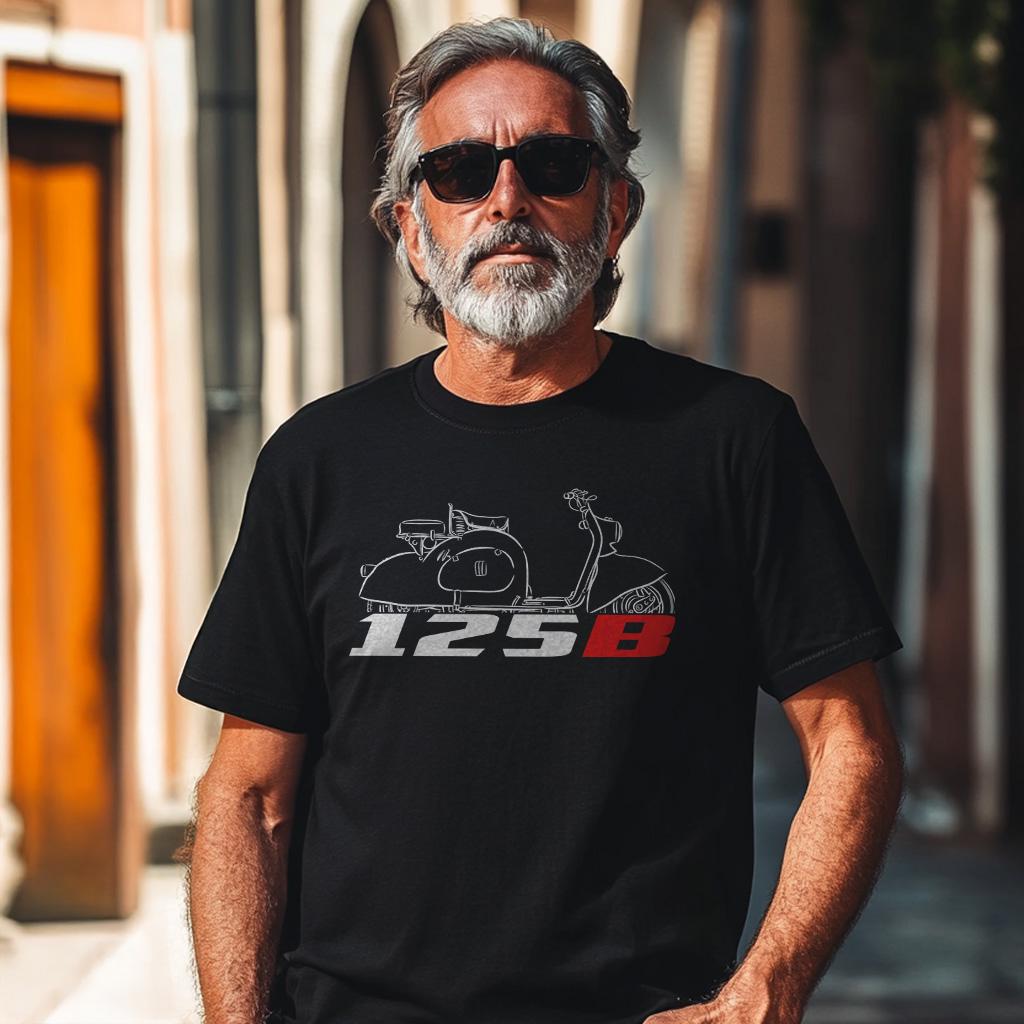 MV Agusta 125 B Inspired T-Shirt - Motorcycle Tee Shirt for Riders