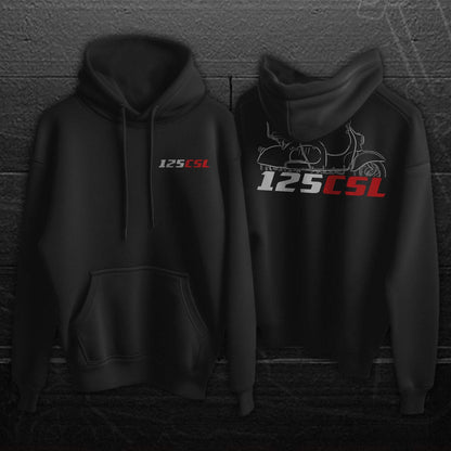 MV Agusta 125 CSL Inspired Hoodie - Motorcycle Sweatshirt for Riders
