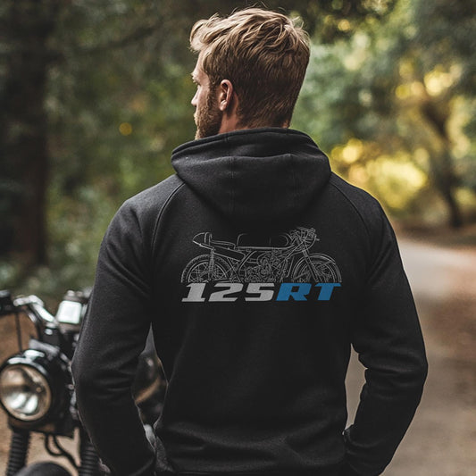 Suzuki 125 RT Inspired Hoodie - Motorcycle Sweatshirt for Riders