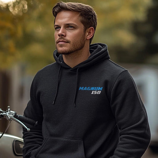 Suzuki 150SGB & Magnum Inspired Hoodie - Motorcycle Sweatshirt for Riders