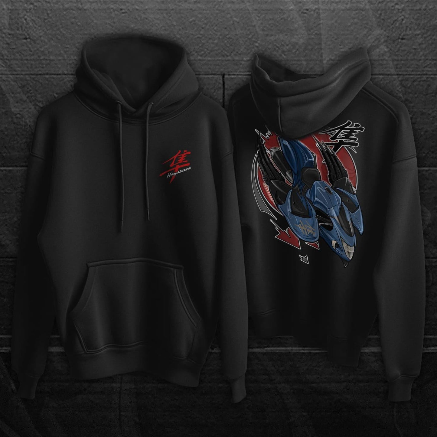 Suzuki Hayabusa 2008-09 Inspired Hoodie - Motorcycle Sweatshirt