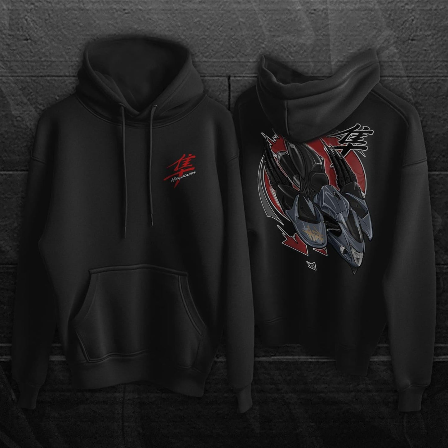 Suzuki Hayabusa 2008-09 Inspired Hoodie - Motorcycle Sweatshirt