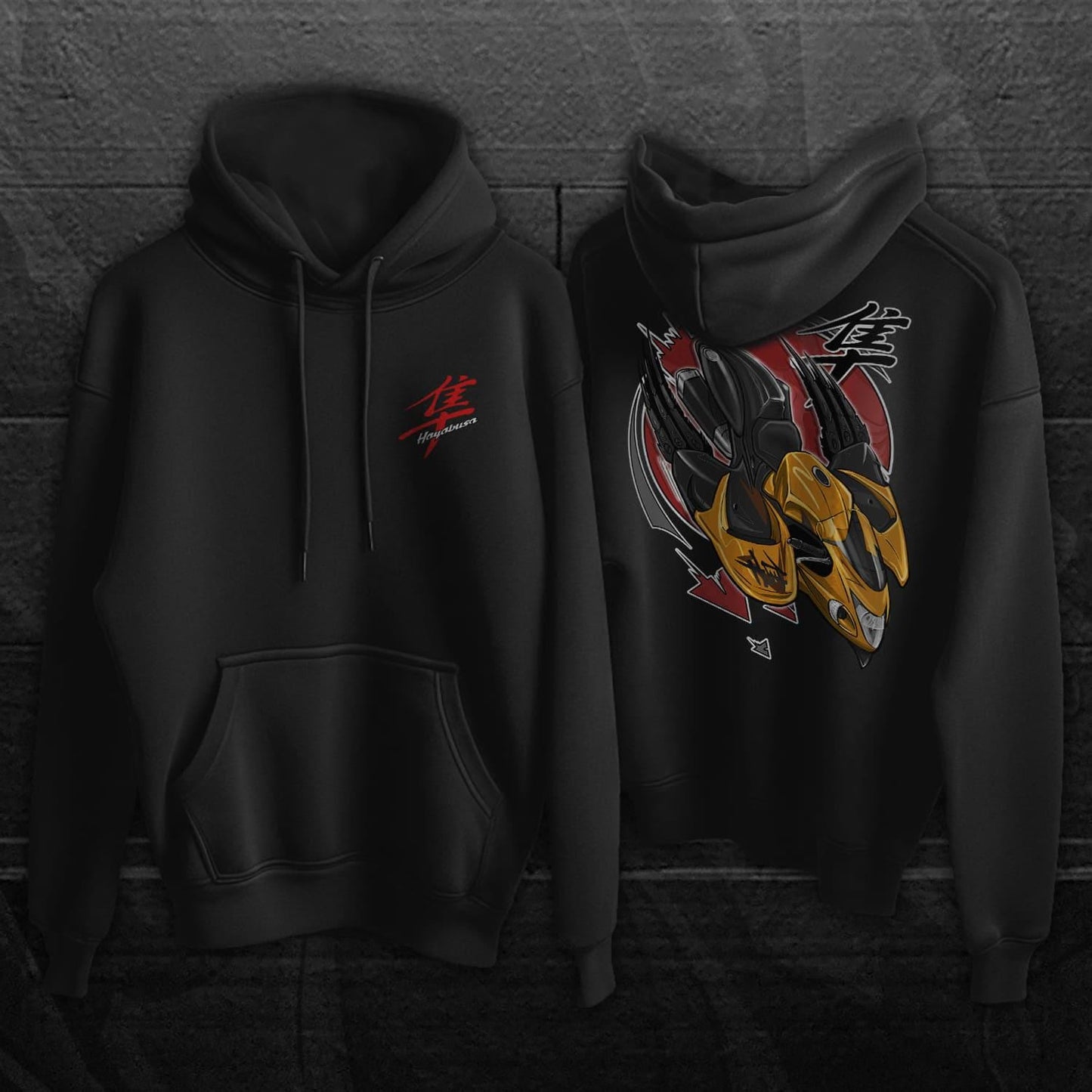 Suzuki Hayabusa 2008-09 Inspired Hoodie - Motorcycle Sweatshirt